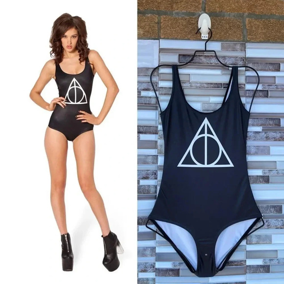 BLACKMILK DEATHLY HALLOWS SWIMSUIT XS - Picture 1 of 13